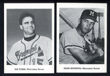 1962 Jay Publishing Milwaukee Braves Complete Set Aaron Spahn 542543