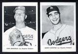 1962 Jay Publishing Los Angeles Dodgers Complete Set Koufax 542544