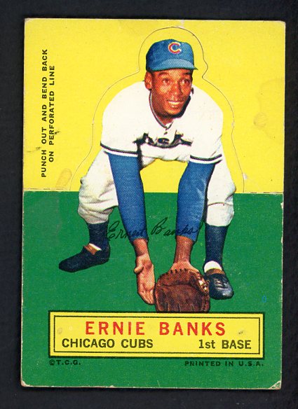 1964 Topps Baseball Stand Ups Ernie Banks Cubs VG 542550