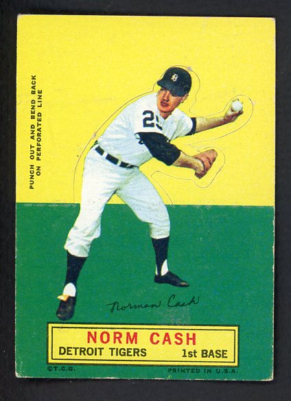 1964 Topps Baseball Stand Ups Norm Cash Tigers VG-EX 542557