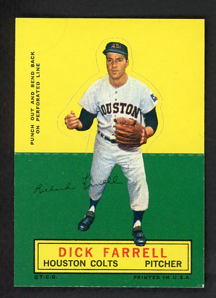 1964 Topps Baseball Stand Ups Dick Farrell Colt .45s NR-MT 542569