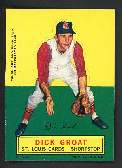 1964 Topps Baseball Stand Ups Dick Groat Cardinals NR-MT 542575
