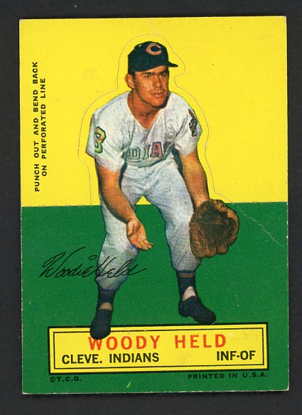 1964 Topps Baseball Stand Ups Woodie Held Indians VG-EX 542576