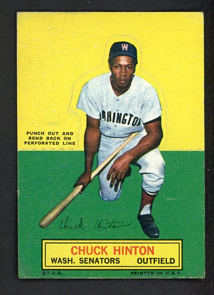 1964 Topps Baseball Stand Ups Chuck Hinton Senators VG-EX 542577