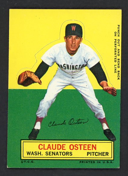1964 Topps Baseball Stand Ups Claude Osteen Senators EX-MT 542591