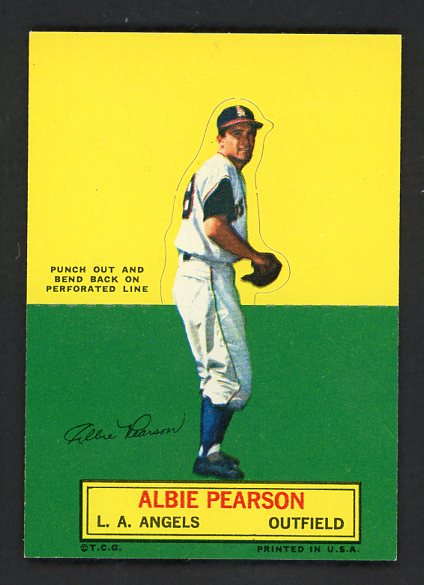 1964 Topps Baseball Stand Ups Albie Pearson Angels NR-MT 542594