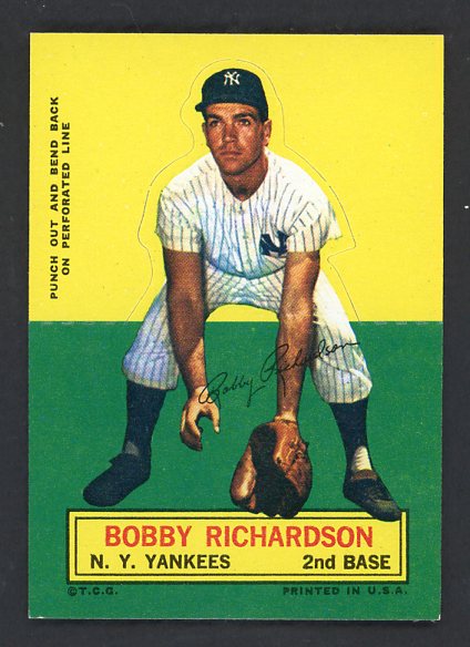 1964 Topps Baseball Stand Ups Bobby Richardson Yankees NR-MT 542600