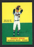 1964 Topps Baseball Stand Ups Warren Spahn Braves VG-EX 542609