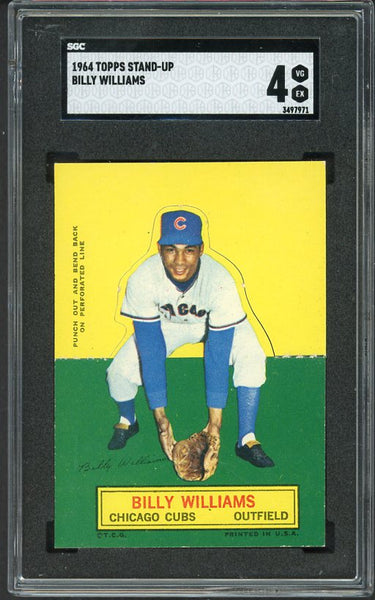 1964 Topps Baseball Stand Ups Billy Williams Cubs SGC 4 VG-EX 542622