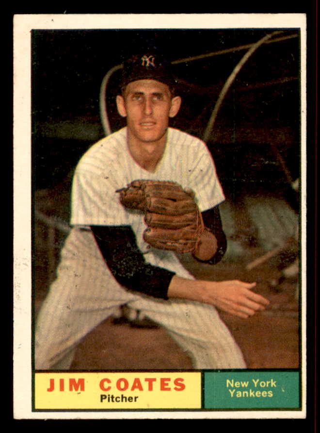 1961 Topps Baseball #531 Jim Coates Yankees NR-MT 542624