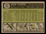 1961 Topps Baseball #533 Jack Curtis Cubs EX-MT 542627