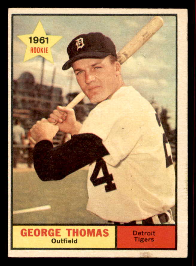 1961 Topps Baseball #544 George Thomas Tigers EX-MT 542628