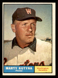 1961 Topps Baseball #546 Marty Kutyna Senators EX-MT 542629