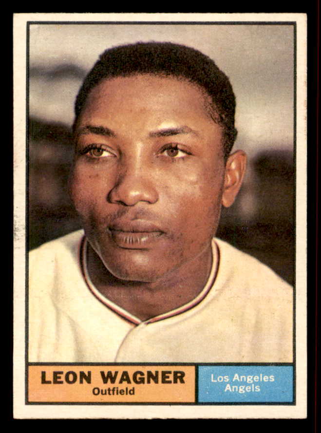 1961 Topps Baseball #547 Leon Wagner Angels EX-MT 542630