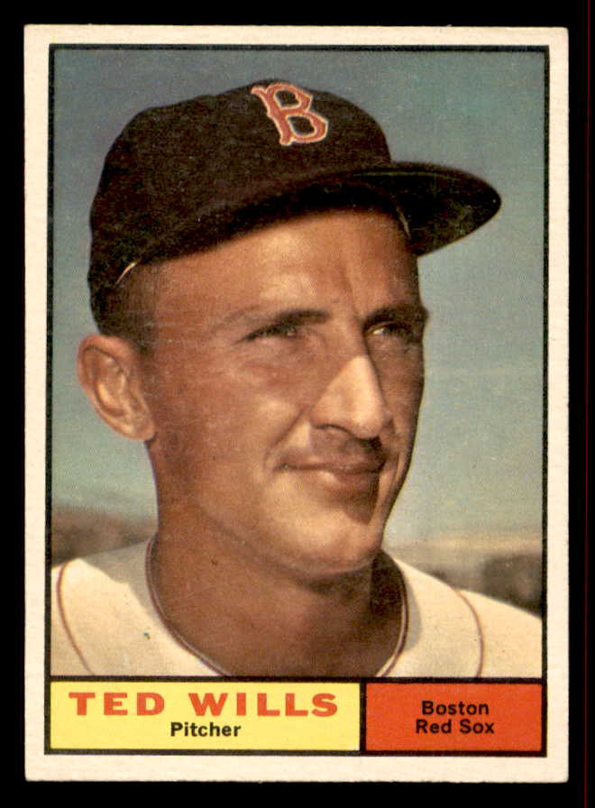 1961 Topps Baseball #548 Ted Wills Red Sox EX-MT 542631