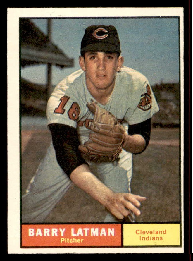 1961 Topps Baseball #560 Barry Latman Indians EX-MT 542632
