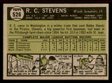 1961 Topps Baseball #526 R.C. Stevens Senators EX+/EX-MT 542635