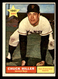 1961 Topps Baseball #538 Chuck Hiller Giants EX+/EX-MT 542637