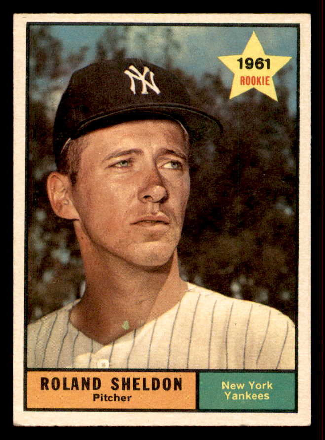 1961 Topps Baseball #541 Roland Sheldon Yankees EX+/EX-MT 542638