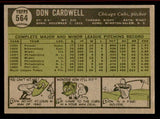 1961 Topps Baseball #564 Don Cardwell Cubs EX+/EX-MT 542643