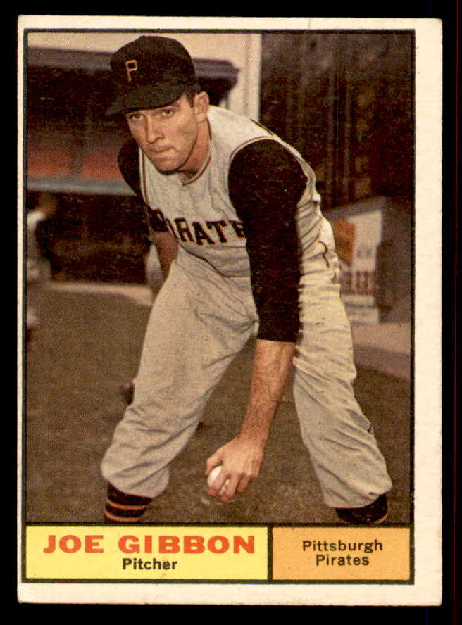 1961 Topps Baseball #523 Joe Gibbon Pirates EX 542645