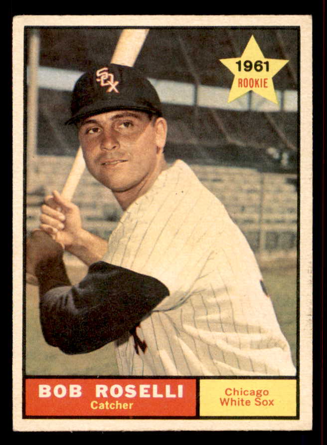 1961 Topps Baseball #529 Bob Roselli White Sox EX 542646