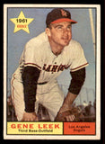 1961 Topps Baseball #527 Gene Leek Angels VG-EX/EX 542649