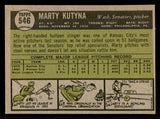 1961 Topps Baseball #546 Marty Kutyna Senators VG-EX/EX 542651