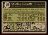 1961 Topps Baseball #551 George Altman Cubs VG-EX/EX 542652