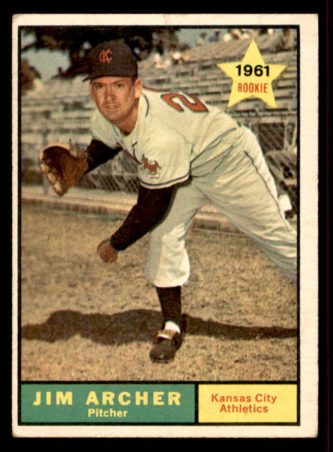 1961 Topps Baseball #552 Jim Archer A's VG-EX/EX 542653