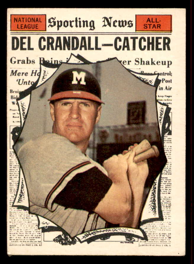 1961 Topps Baseball #583 Del Crandall A.S. Braves VG-EX/EX 542656