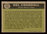 1961 Topps Baseball #583 Del Crandall A.S. Braves VG-EX/EX 542656
