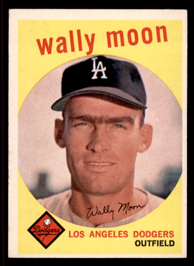 1959 Topps Baseball #530 Wally Moon Dodgers EX-MT 542658