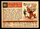 1959 Topps Baseball #512 George Altman Cubs VG-EX/EX 542659