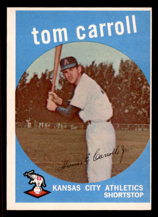 1959 Topps Baseball #513 Tommy Carroll A's VG-EX/EX 542660