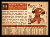1959 Topps Baseball #513 Tommy Carroll A's VG-EX/EX 542660