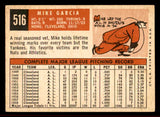 1959 Topps Baseball #516 Mike Garcia Indians VG-EX/EX 542661
