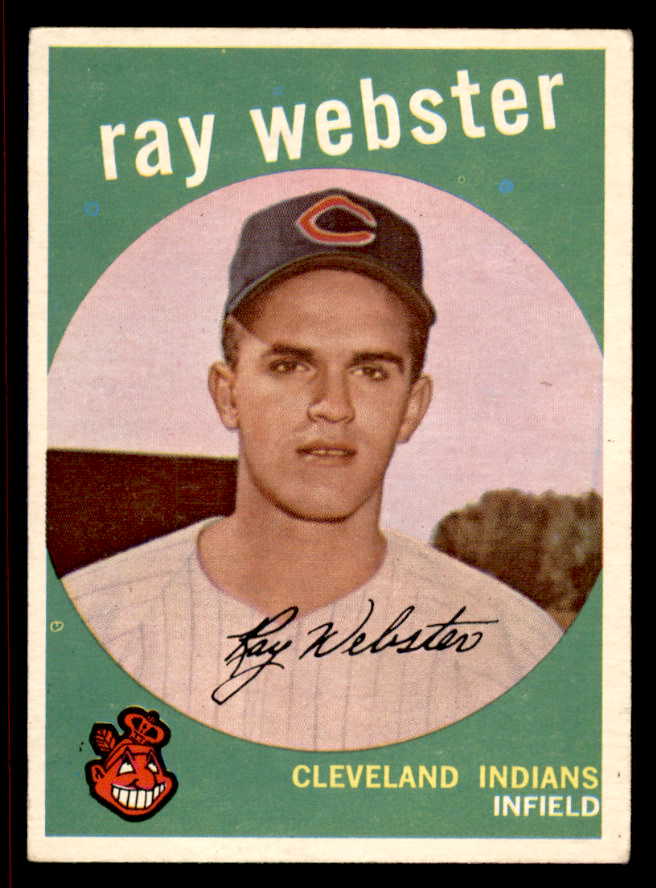 1959 Topps Baseball #531 Ray Webster Indians VG-EX/EX 542662