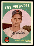 1959 Topps Baseball #531 Ray Webster Indians VG-EX/EX 542662