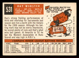 1959 Topps Baseball #531 Ray Webster Indians VG-EX/EX 542662