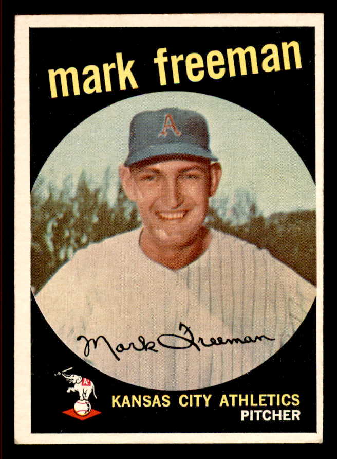 1959 Topps Baseball #532 Mark Freeman A's VG-EX/EX 542663