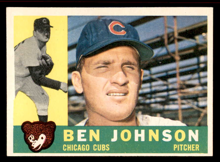 1960 Topps Baseball #528 Ben Johnson Cubs NR-MT 542672