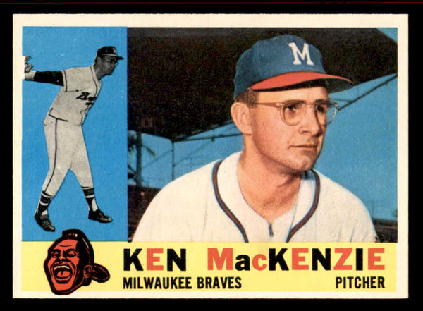 1960 Topps Baseball #534 Ken MacKenzie Braves NR-MT 542675