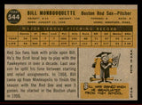 1960 Topps Baseball #544 Bill Monbouquette Red Sox NR-MT 542680