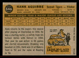 1960 Topps Baseball #546 Hank Aguirre Tigers NR-MT 542682