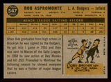 1960 Topps Baseball #547 Bob Aspromonte Dodgers NR-MT 542683