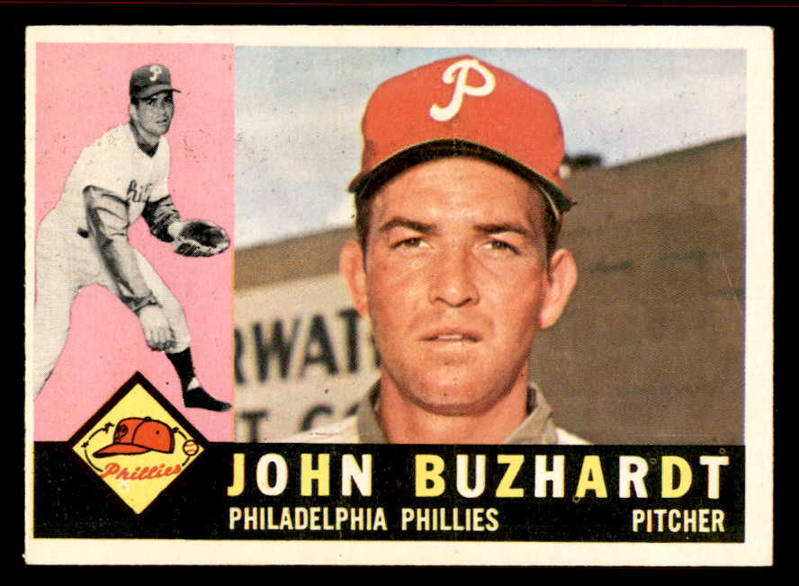 1960 Topps Baseball #549 John Buzhardt Phillies NR-MT 542685