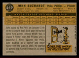 1960 Topps Baseball #549 John Buzhardt Phillies NR-MT 542685