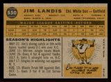 1960 Topps Baseball #550 Jim Landis White Sox NR-MT 542686
