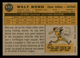 1960 Topps Baseball #552 Walt Bond Indians NR-MT 542688